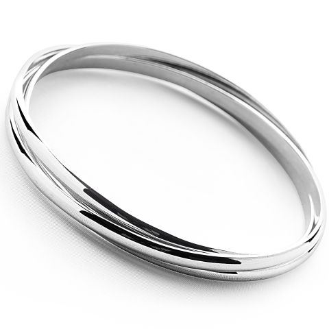 Russian Wedding Bangle - Silver Bangles - Silver by Mail