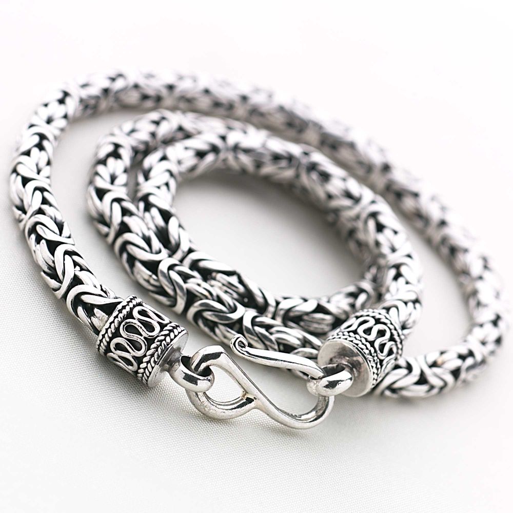 Byzantine Chain - Silver Necklaces - Silver by Mail