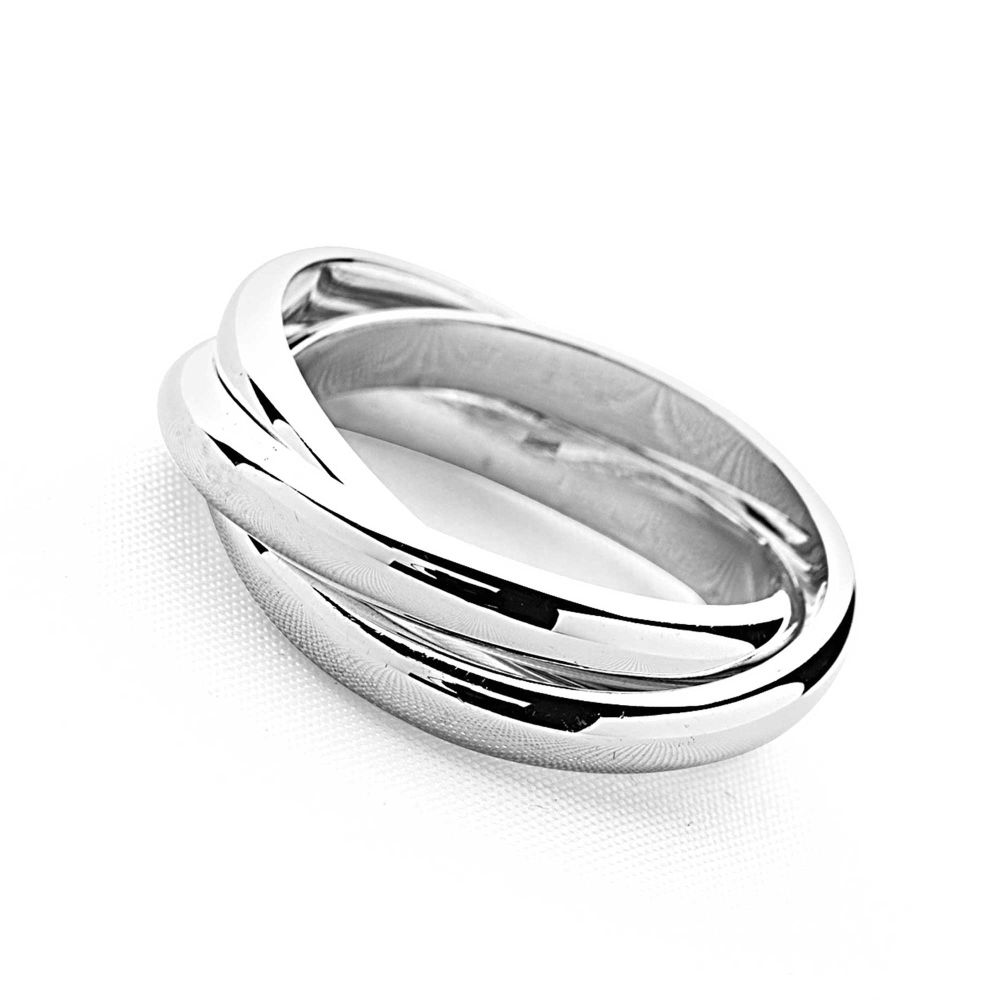 Delicate Russian Wedding Ring Silver Rings Silver by Mail