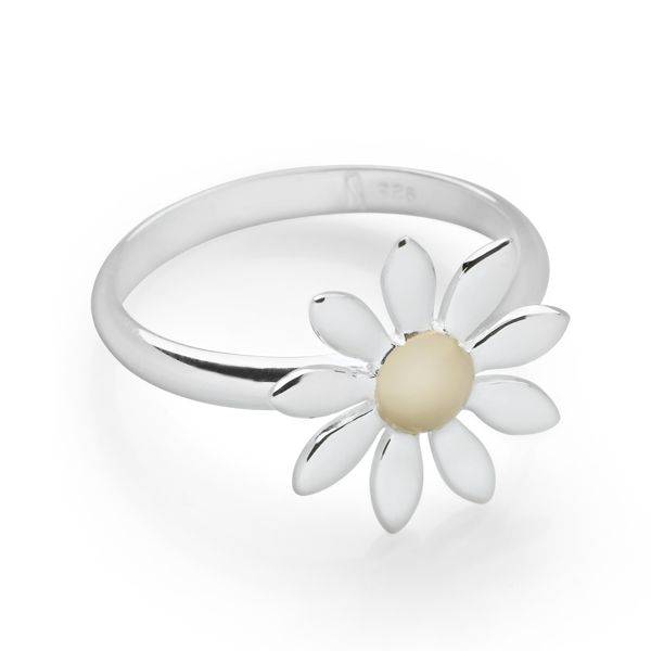 Daisy Ring - Silver Rings - Silver by Mail