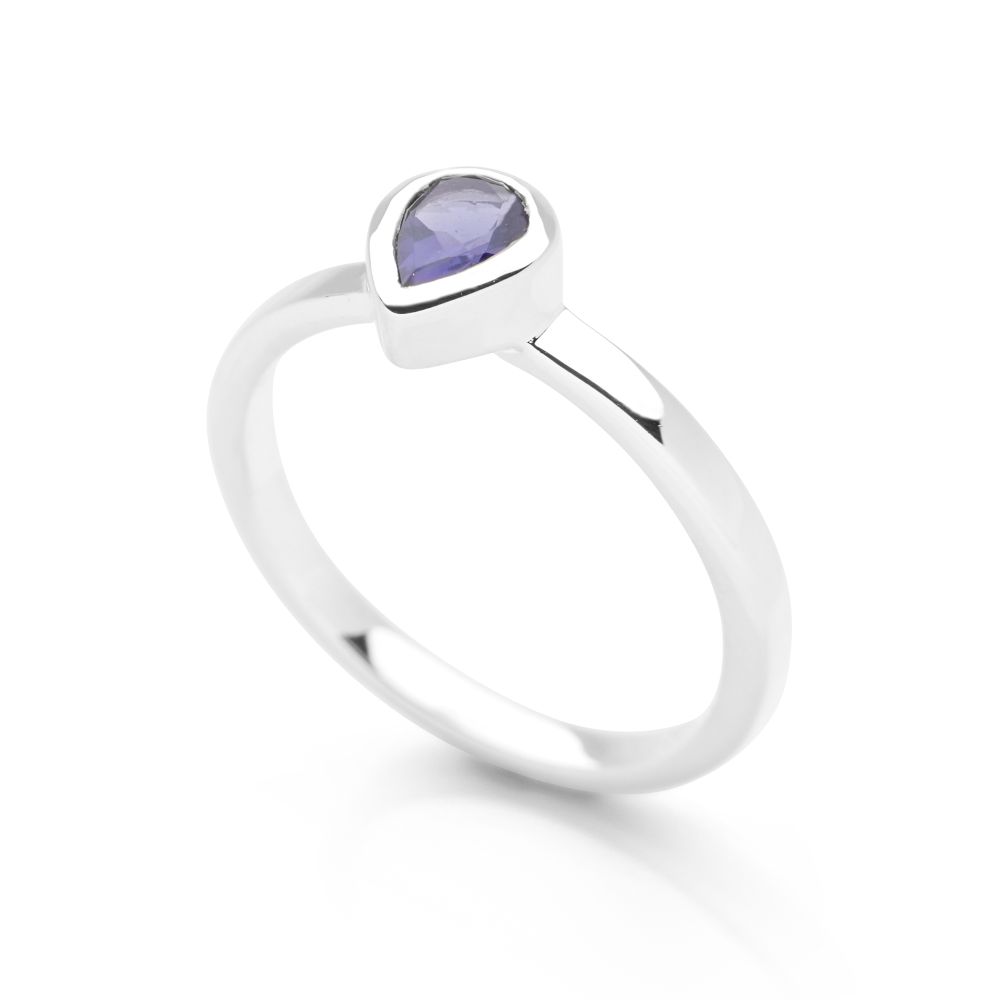 Sixth Sense Ring Iolite - Silver Rings - Silver by Mail