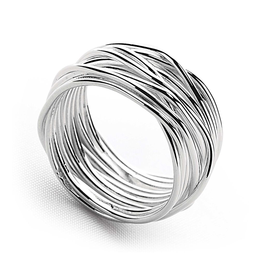 New Strand Ring  Silver Rings  Silver by Mail